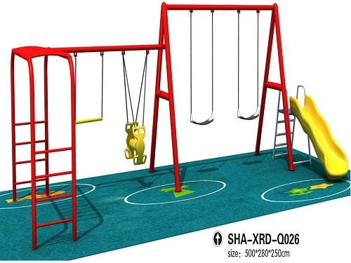 Outdoor Playground Swings and Slides 5.2